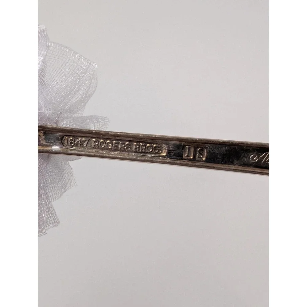 Vintage 1847 Rogers Bros Silverplate Spoon Set Engraved 